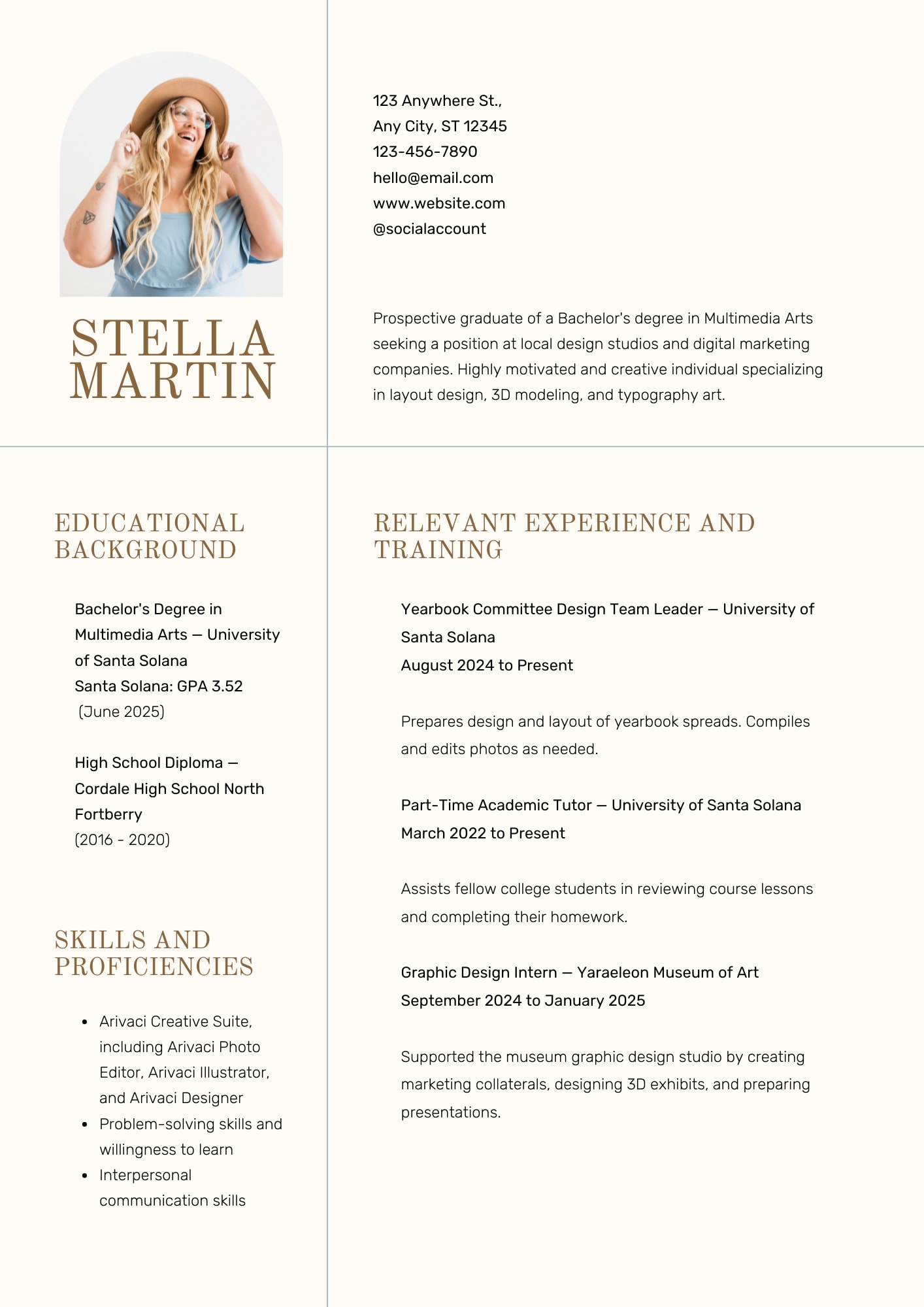 education to be a resume writer